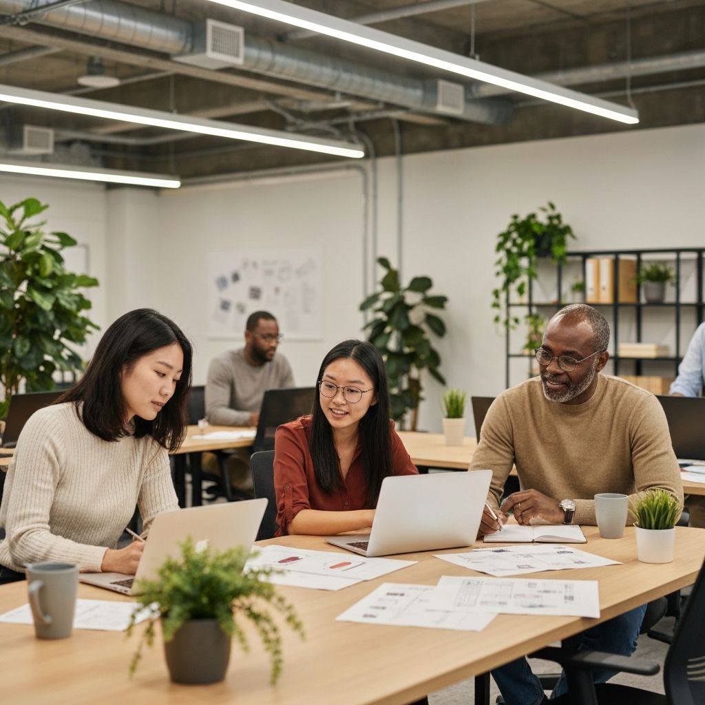 Our creative team collaborating